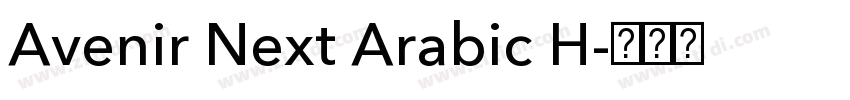 Avenir Next Arabic H字体转换